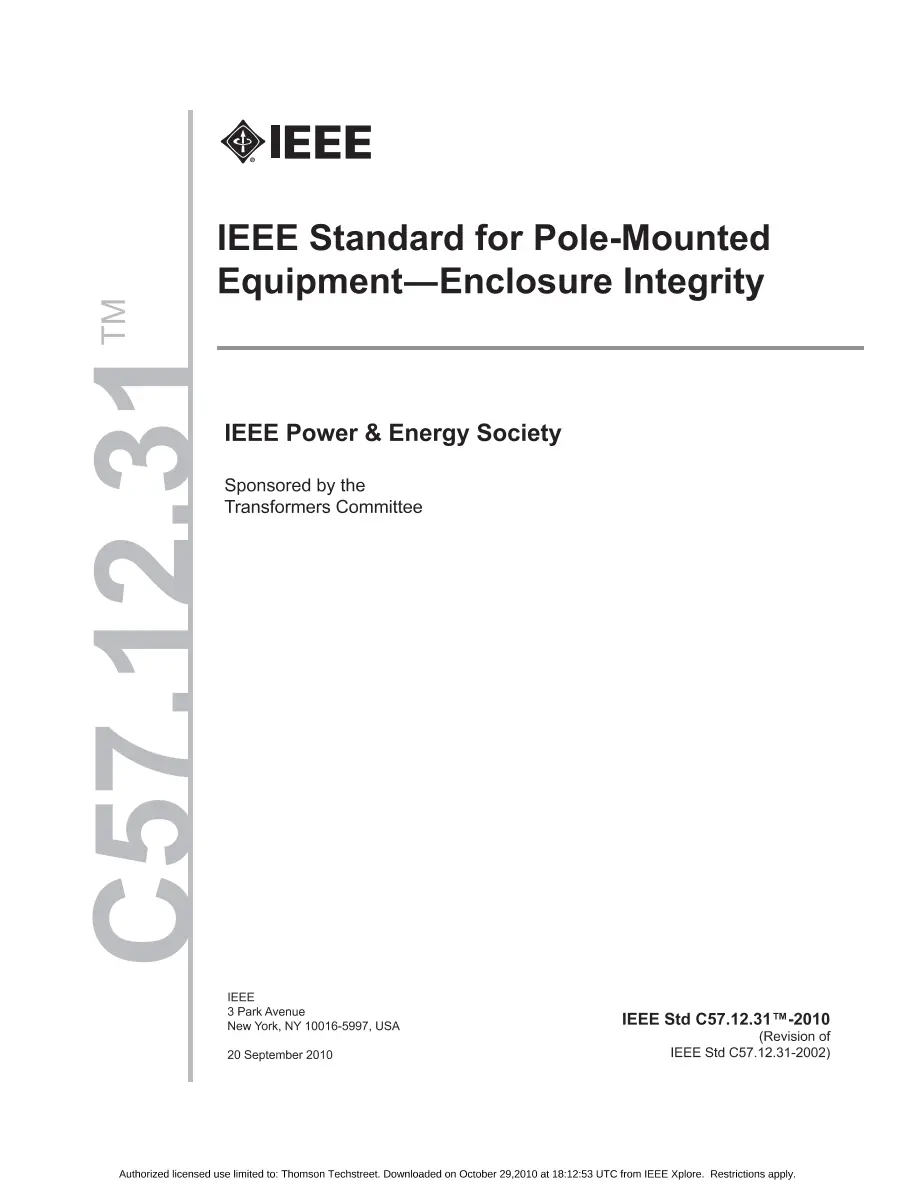 IEEE C57.12.31-2010 pdf