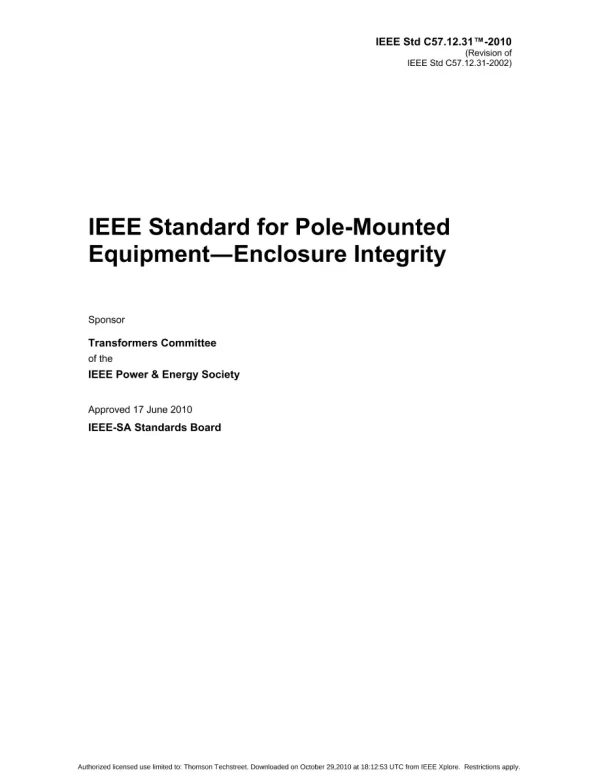 IEEE C57.12.31-2010 pdf