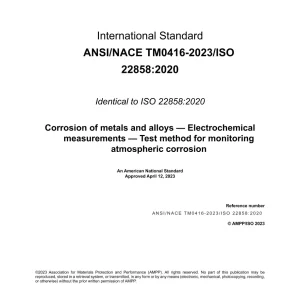 NACE TM0416-2023/ISO 22858-2020 pdf