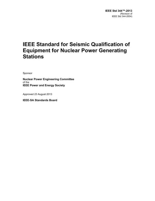 IEEE 344-2013 pdf