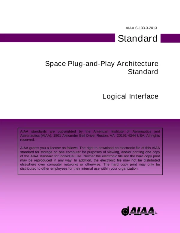 AIAA S-133-3-2013 pdf