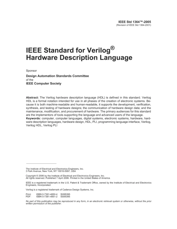 IEEE 1364-2005 pdf