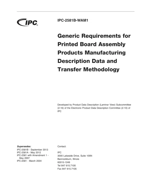 IPC 2581B-WAM1 pdf