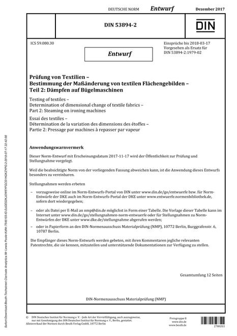 DIN 53894-2 - DRAFT pdf