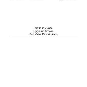 PIP PHSMV036 pdf