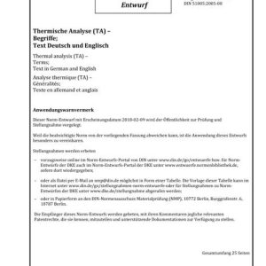 DIN 51005 - DRAFT pdf