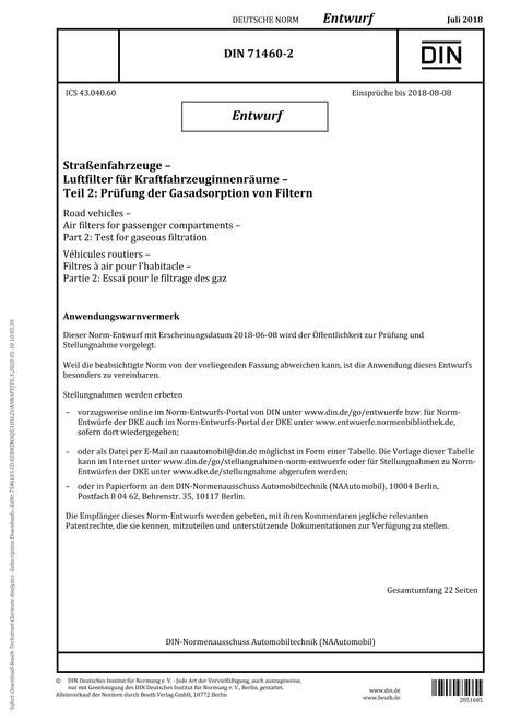 DIN 71460-2 - DRAFT pdf