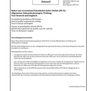 DIN 16892 - DRAFT pdf