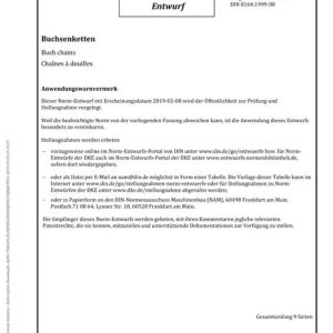 DIN 8164 - DRAFT pdf