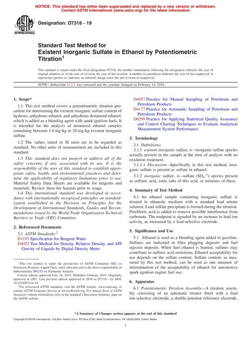 ASTM D7318-19 pdf