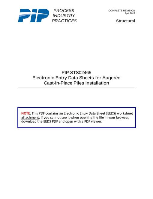 PIP STS02465 EEDS pdf