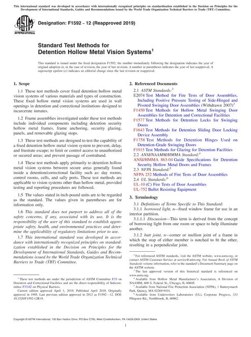 ASTM F1592-12(2019) pdf