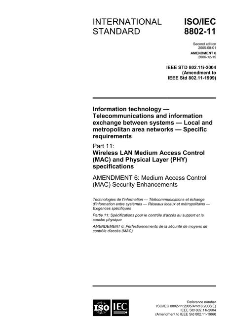 IEEE 8802-11:2005/AMD6-2006 pdf