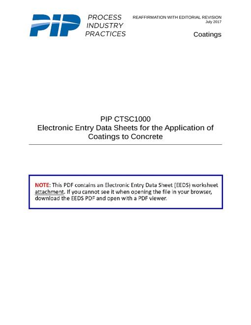 PIP CTSC1000-EEDS pdf