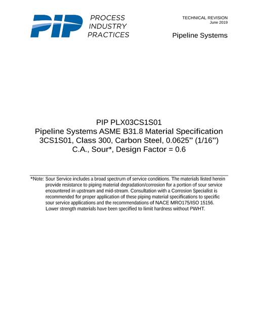 PIP PLX03CS1S01 pdf