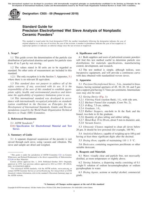 ASTM C925-09(2019) pdf