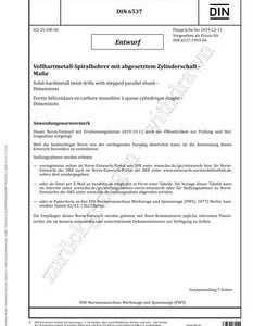 DIN 6537 - DRAFT pdf