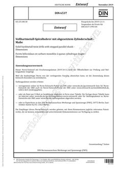 DIN 6537 - DRAFT pdf