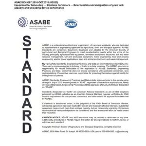 ASAE/ASABE ISO 5687:2018 (R2023) pdf