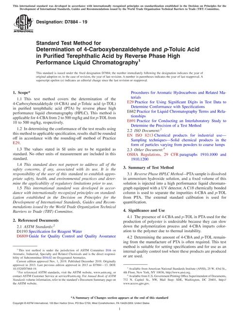 ASTM D7884-19 pdf