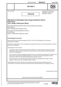 DIN 6885-1 - DRAFT pdf