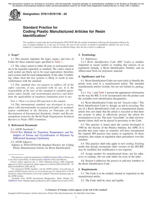 ASTM D7611/D7611M-20 pdf