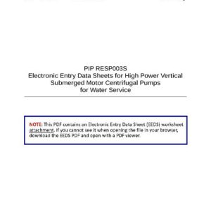 PIP RESP003S EEDS pdf