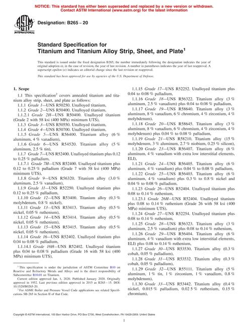 ASTM B265-20 pdf