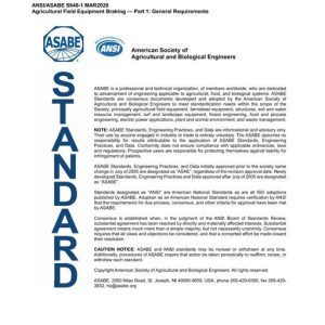 ASAE/ASABE S648-1 (R2024) pdf