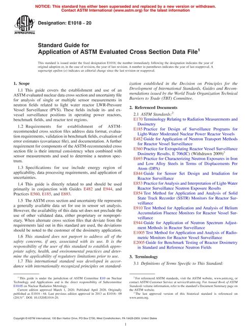 ASTM E1018-20 pdf