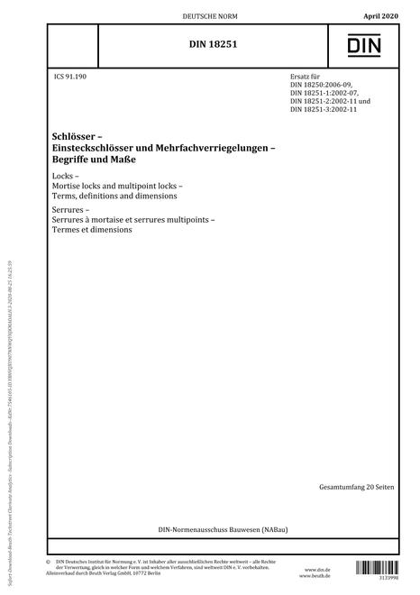 DIN 18251 pdf