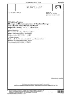 DIN CEN/TS 13149-7 pdf