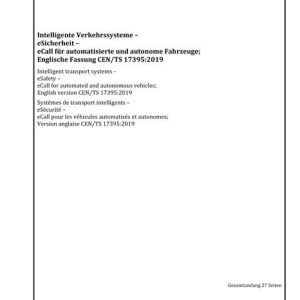 DIN CEN/TS 17395 pdf