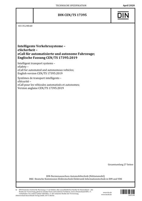 DIN CEN/TS 17395 pdf