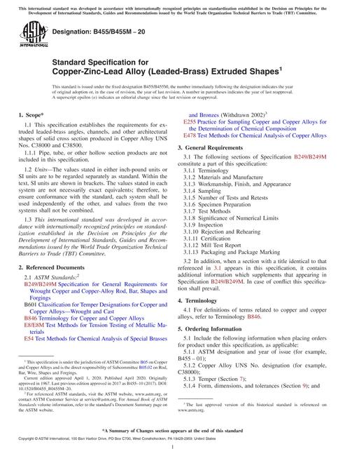 ASTM B455/B455M-20 pdf