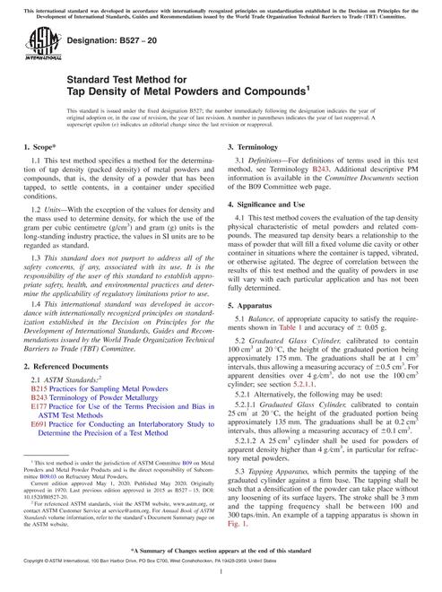 ASTM B527-20 pdf