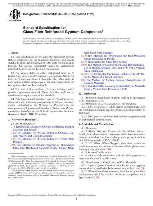 ASTM C1355/C1355M-96(2020) pdf