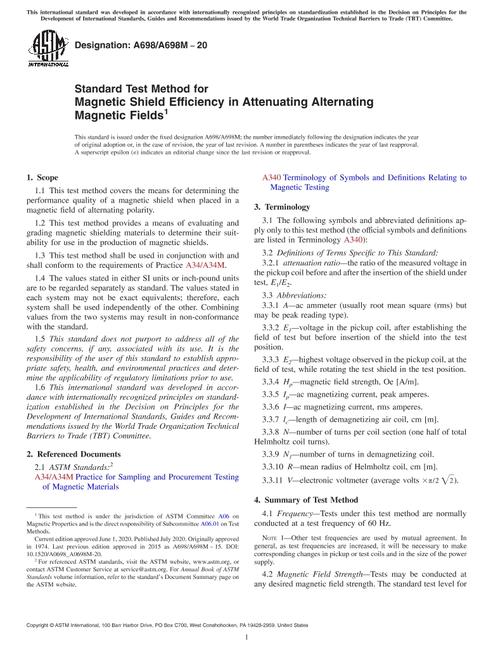 ASTM A698/A698M-20 pdf