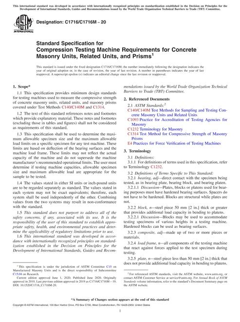 ASTM C1716/C1716M-20 pdf