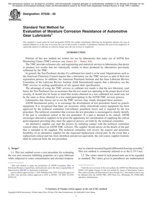 ASTM D7038-20 pdf