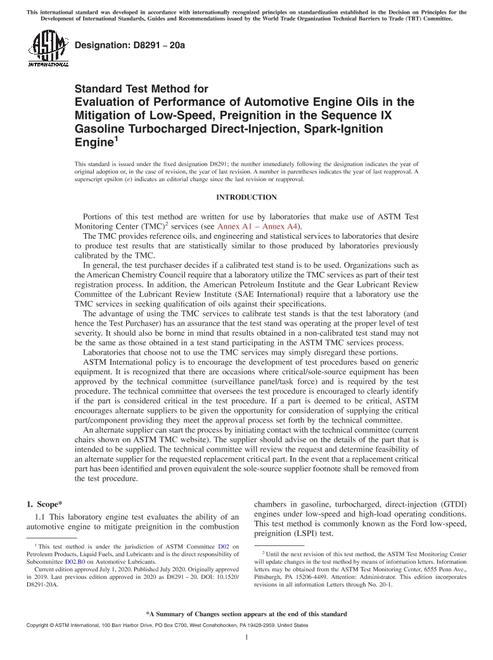 ASTM D8291-20a pdf