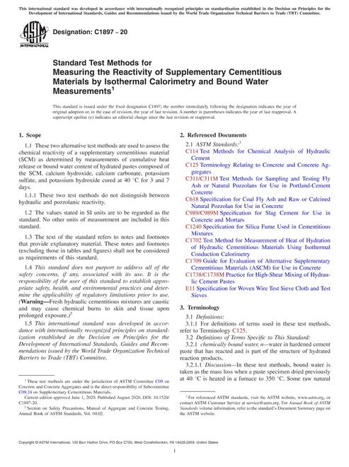 ASTM C1897-20 pdf