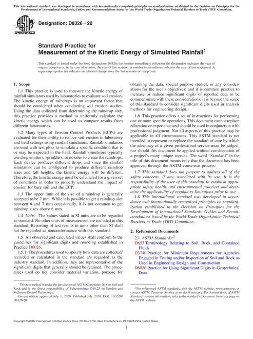 ASTM D8326-20 pdf