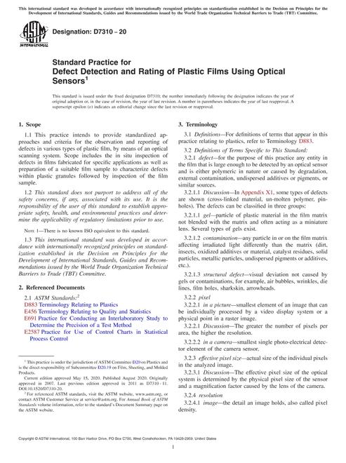 ASTM D7310-20 pdf