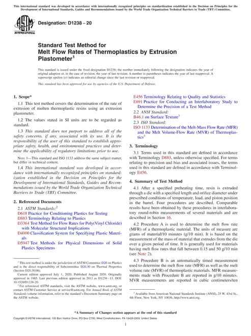 ASTM D1238-20 pdf