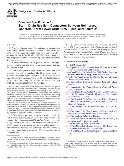 ASTM C1478/C1478M-20 pdf