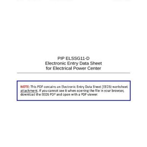 PIP ELSSG11 EEDS pdf