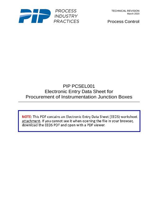 PIP PCSEL001 EEDS pdf