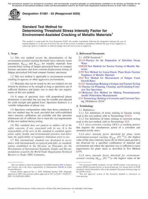 ASTM E1681-03(2020) pdf