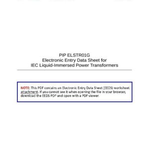 PIP ELSTR01G EEDS pdf